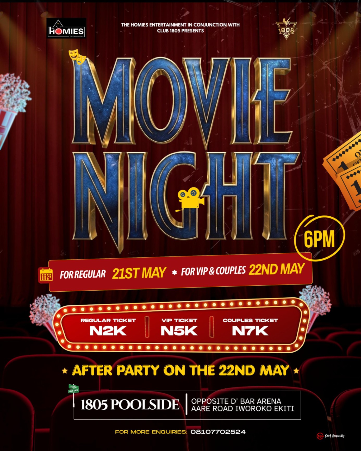 MOVIE NIGHT (MAY EDITION)